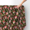 Royal Samt Stoff Polyester Zum Nähen - Motiv Igel Und Giftpilz Im Wald