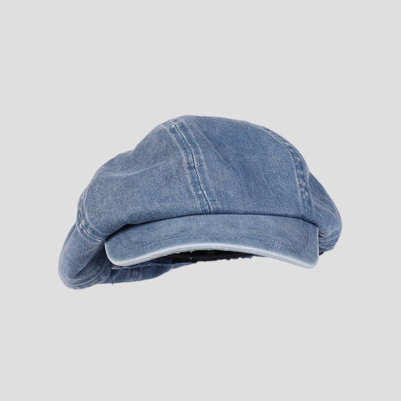 

LOOKING4U CARA PARK Джинсовая кепка газетчика C2 СВЕТЛО-ГОЛУБОЙ light blue