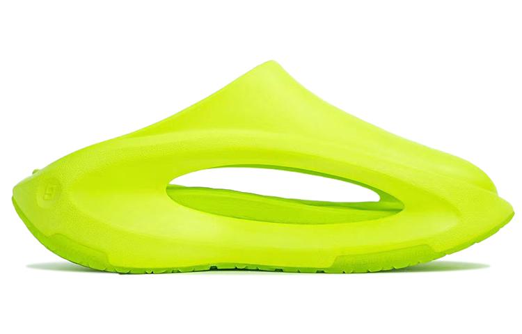 Li Ning Yun You Ocra Quiet Abrasion Resistant Slide Slippers Women's Green AZSS009-6