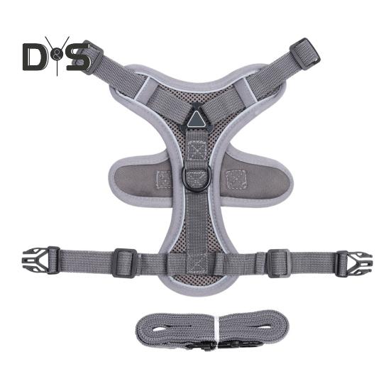 Cat Harness And Leash Reflective Strips Jacket Breathable Adjustable Vest Harness Escape Proof Easy Control Leash for Cats