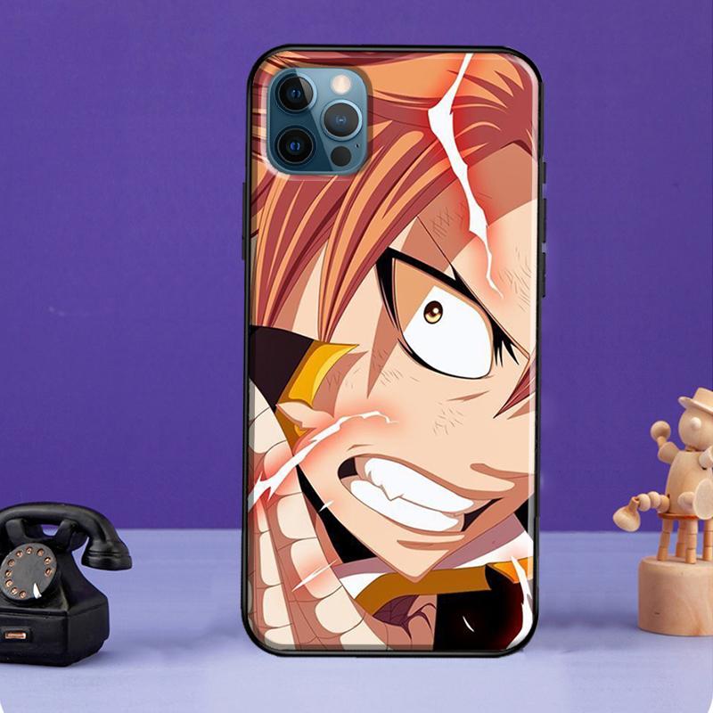 Fairy Tail Natsu Case For iPhone XR X XS Max SE 2020 7 8 Plus Phone Cover For iPhone 11 14 12 13 Pro Max Mini