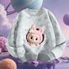 Girls' Fashion Hoodie, Spring and Autumn Children's LBB Loose Long-sleeved Hoodie