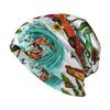 Ocean Scallop Print Retro Street Hip-hop Knit Hat Universal Skin Friendly Comfortable Warm Winter Hat Outdoor Casual Gift