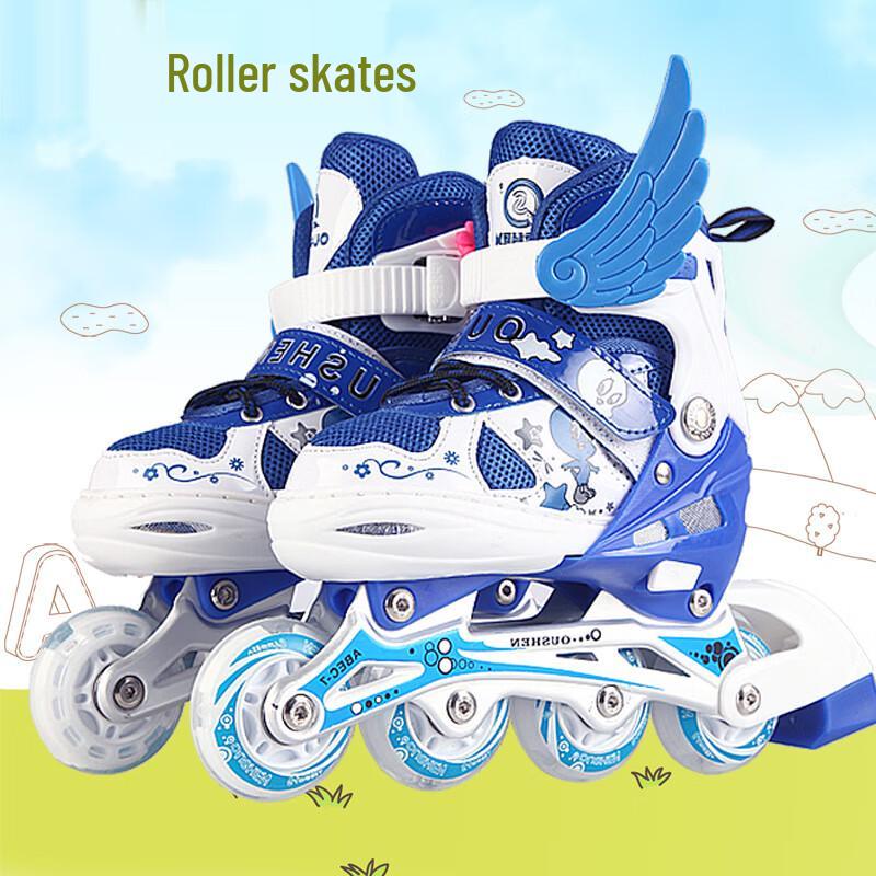 Norman Breathable Adjustable Kids Inline Roller Skates