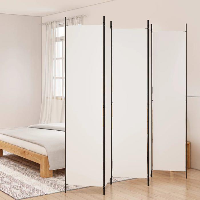 VidaXL Cloison de Séparation 5 Panneaux Séparateur de Pièce Pliable Diviseur Écran d'Intimité Paravent Décoration Salon 350202