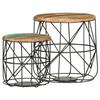 VidaXL Coffee Tables 2 Pcs Solid Reclaimed Wood