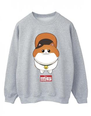 Womens/Ladies Big Hero 6 Baymax Kitten Face Sweatshirt