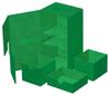 Ultimate Guard Twin Deck Case Xeno Skin Monocolor Green Flip`n`Tray 200+