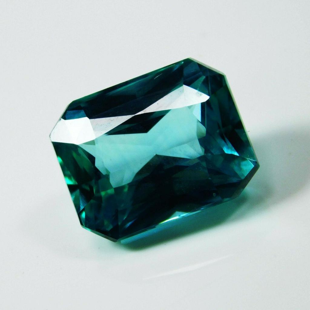 10.30 Ct Natural Green Emerald Cut Grandidierite Loose Gemstone