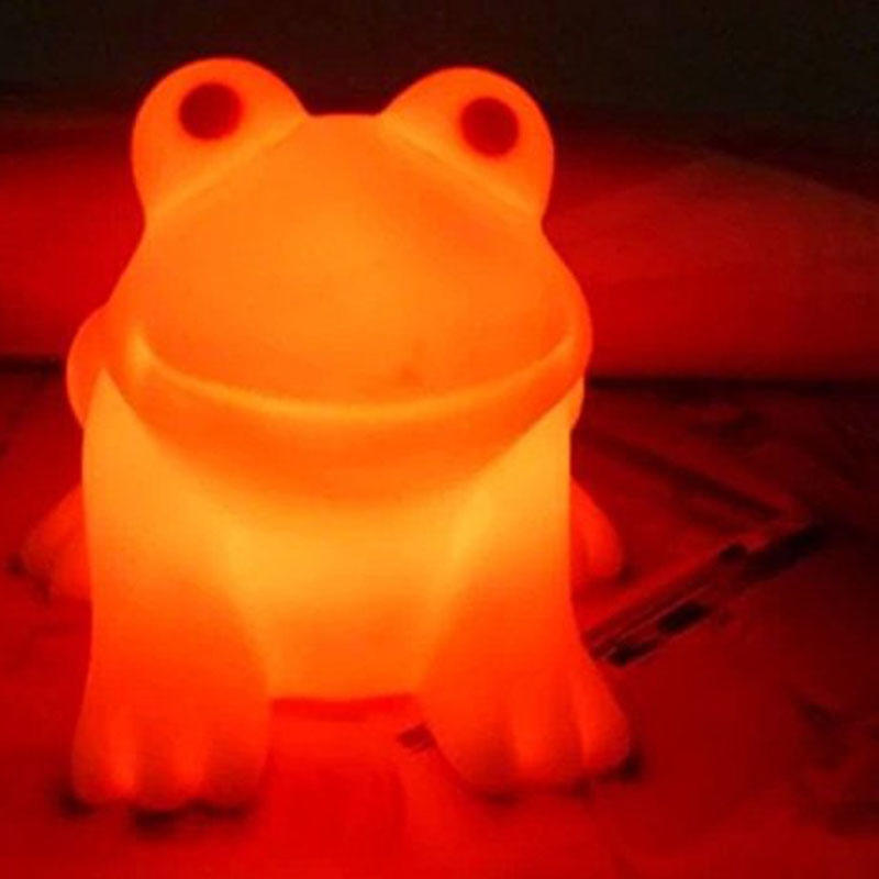 Buy 3D LED Night Light Colorful Color Changing Frog Lamp Toy Room Bar ...