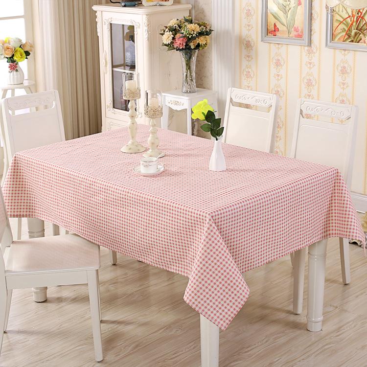 Small Fresh Fabric Cotton And Linen Tablecloth, Creative Striped Pattern Rectangular Coffee Table Tablecloth Dining Table Cloth Yiwu