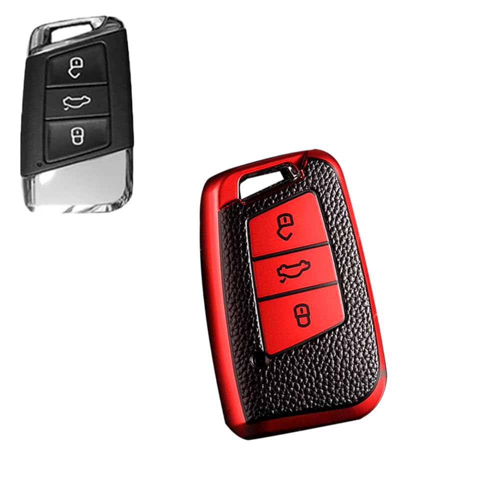 Key Case Smart Key Cover Key Holder for VW Skoda Magotan Passat B8 Passat