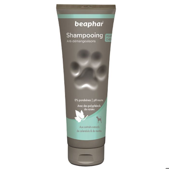 Shampooing pour Chien - Beaphar - Anti-Démangeaisons - 250ml - Calendula - Menthe