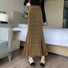 2024 Spring/Summer Retro High-Waist Slim Long Women's Skirt: Korean All-Match Style