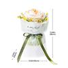 Robotime ROKR DIY Bouquet White Camellia 3D Puzzle Models DIY Flowers for Girlfriend Valentine's Day Gift AF011