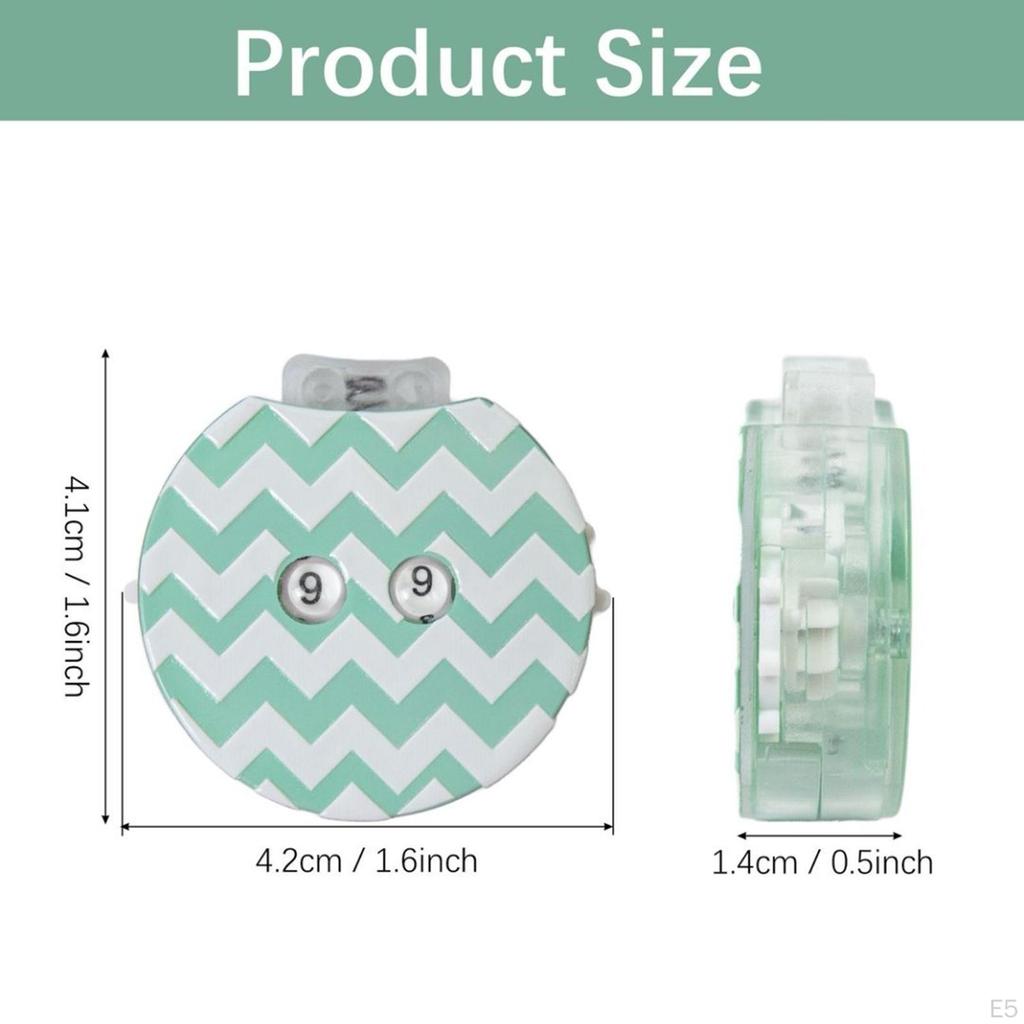 Knitting Counter Marking Tool, Mini, Compact Sewing Supplies Row Counting Device Stitching