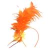 Colorful Feather Headband for Masquerades TeaParty Costume Accessories Fascinator Hairband 1920s Party Headpieces