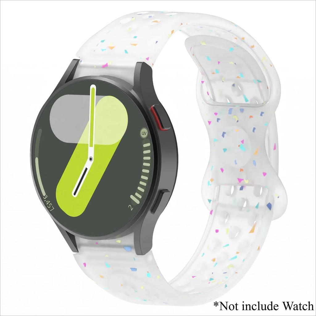 Silikonový řemínek pro Samsung Galaxy Watch 7 FE 6 4 Classic 5 pro 44mm 40mm 43mm 47mm 45mm Náramek pro Galaxy Watch 6 7 Řemínek
