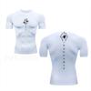 Summer Running T-Shirt for Men Short Sleeve Compression Shirt Gym Sports Top Quick Dry Moisture-Wicking Breathable Fitness Clothing