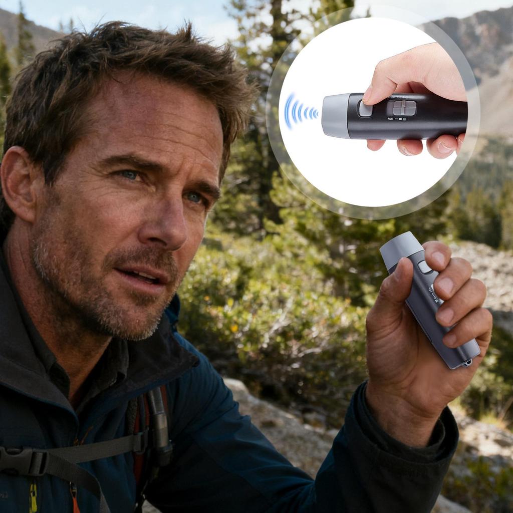 Electronic Whistle for Coaches Battery Operated 3 Tones Referee Handheld Whistle with Cord for Football Basketball Volleyball