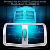 Qiilu Vent Cover Trim Car Frame Cover Rear Air Conditioning Outlet for Benz E-Class W212 12-15 Decorative Interior Panel