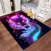 Fierce glowing mythical dragon spirit carpet Yoga living room room decor children's crawling mat doormat area rug games