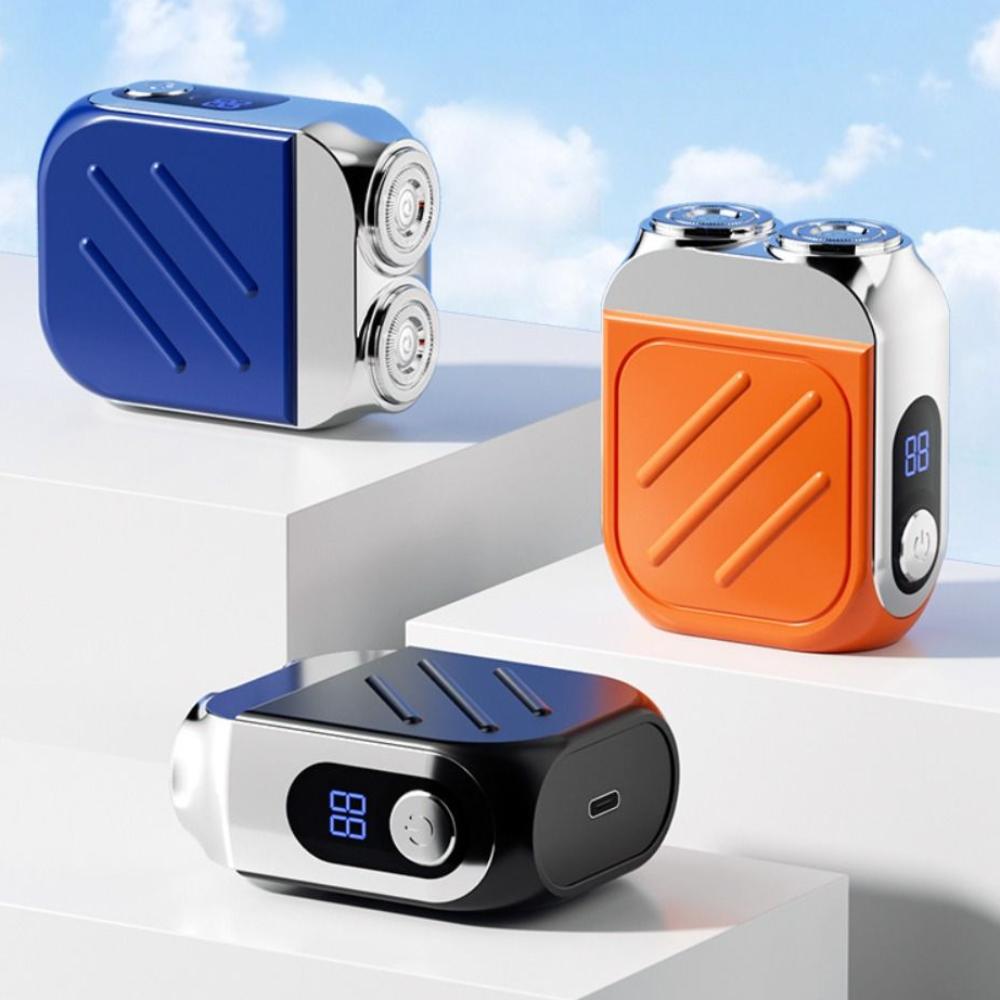 

R-12 Pocket Shaver Mini Beard Shaver Portable Men s Shaver помаранчевий