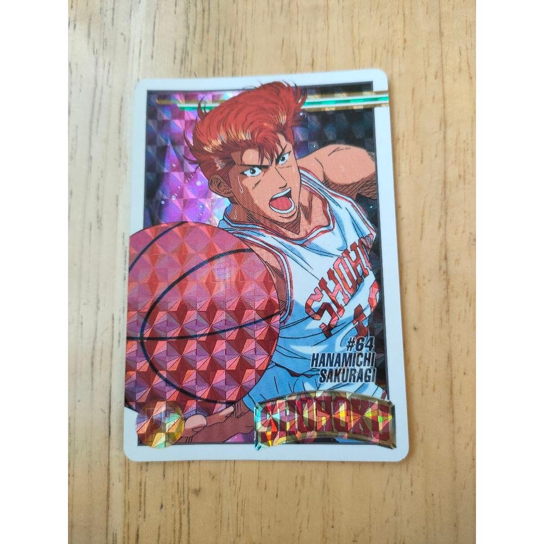 Slam Dunk Carddass No.64 Sakuragi Hanamichi W Kira Prism