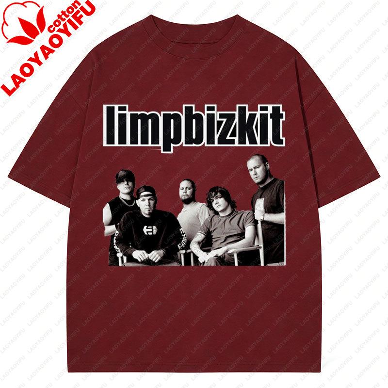 Playera Limp Bizkit Metal Classic Tour Band Music Albums Retro Vintage Rock Rap Graphic T Shirts New In Tops Tees Unisexs Tees