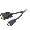 Câble DVI-D vers HDMI - AKASA - 2m - Noir - Connecteur DVI-D - Connecteur HDMI