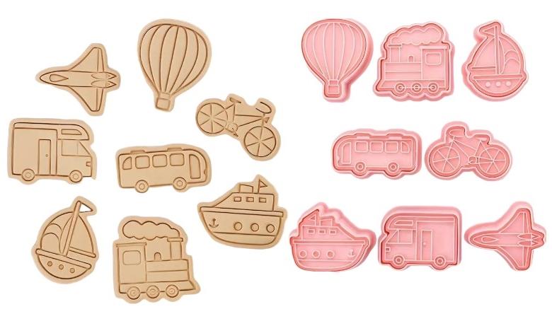 Cutting Dies with Stamp Vehicles Wz2 Molds 8 pcs