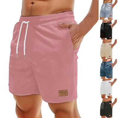 Herren Gerade Arbeitshose Modische Und Lässige Kordelzug-Shorts