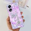 For Cover Oppo A58 4G CPH2577 Case Love Heart Butterfly Cover Shell For Oppo A78 5G 4G CPH2565 Soft Clear TPU Bumper Etui