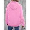 Womens Print Hoodie - Fashionable Solid Color with Adjustable Drawstring Hood Roomy Kangaroo Pocket Sweatshirt Hoodies Sweatshirts Women’s