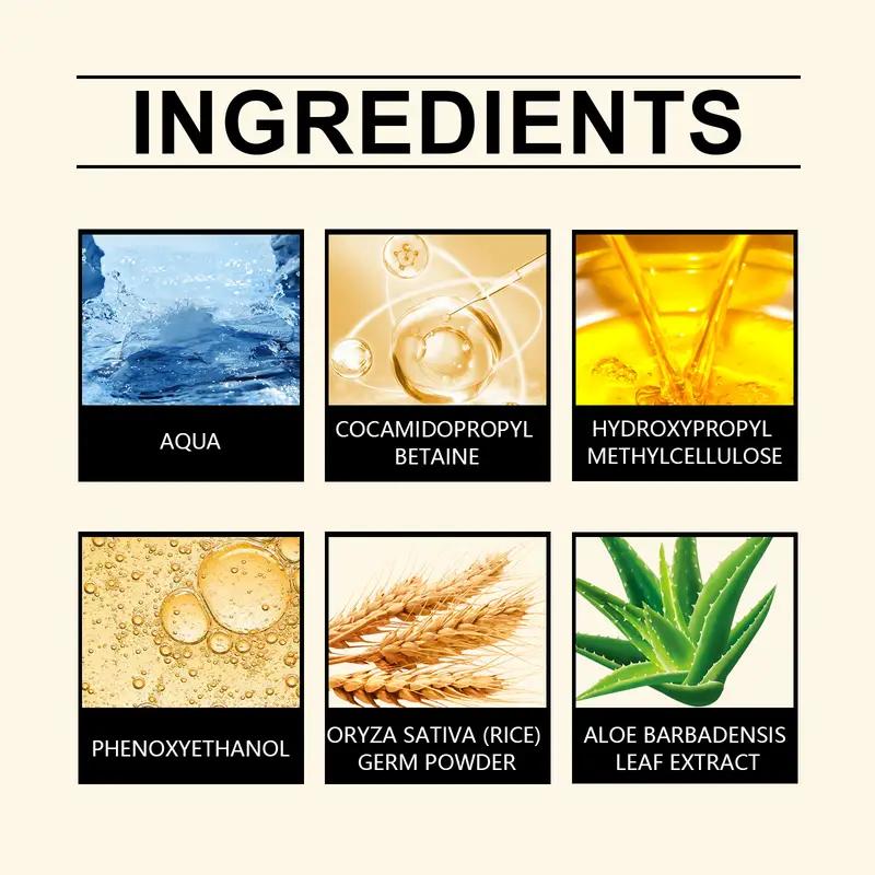 Rýžová esence Hydratační čisticí pleťový přípravek Hloubkové čištění, Uzamknutí hydratace