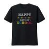 Math Formula 100 Days Of School T Shirt Kid Boys Girls Teacher Vintage Washed Breathable Unisex Top For Everyday Wear
