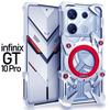 Aluminum Frameless Case For Infinix GT 20 Pro 10Pro Rotating Bracket Shell Metal Rimless Shockproof Cover