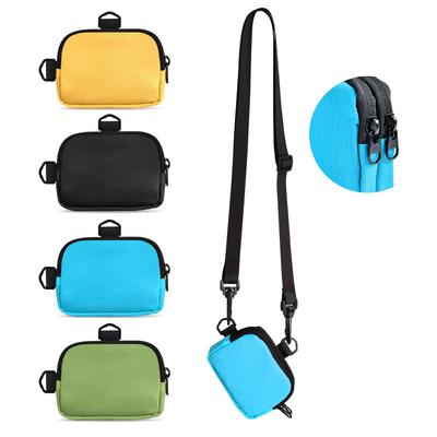Wasenn Small Pass Case with Coin Purse and Card Includes Neck Slim Wallet for High School and Junior High School Suitable for Outdoor Neck Crossbody
