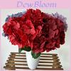 Romantic Garden Silk Flower Bouquet With Large Petals For Wedding Decor And Photography
