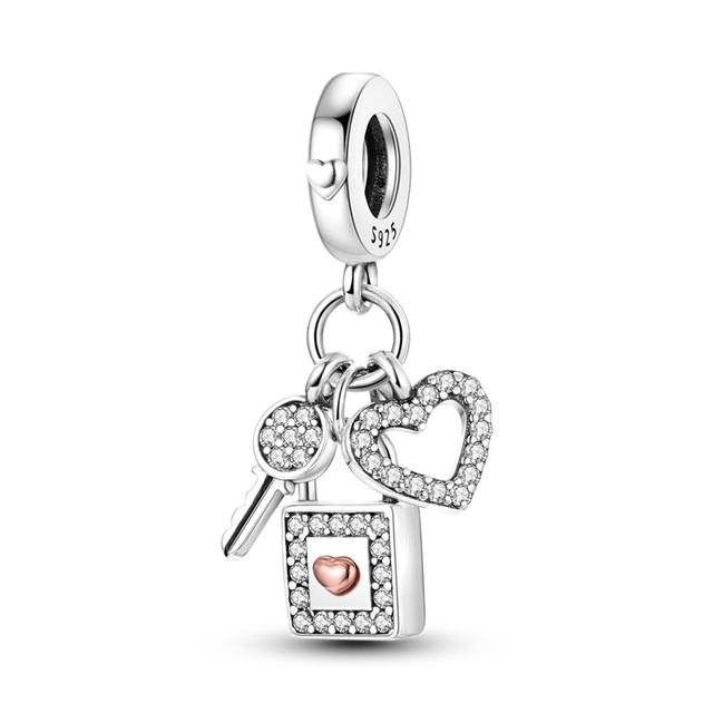 Charms Silver 925 Music Walkman Pendant Mobile Phone &Game Console Charm Butterfly Pendant Fits 925 Original Necklace