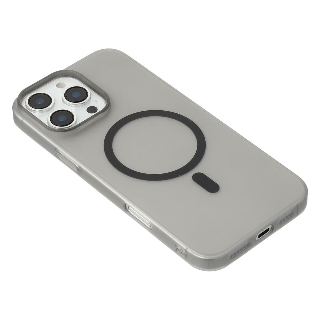 JAUCASE For iPhone 16 Pro Max Magnetic Case Matte Clear Hard PC Phone Back Cover