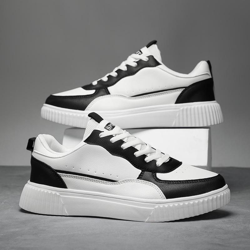 Korean Style Casual Couple Board Shoes - Lightweight, Cold-Adhesive, High-Quality Little White Sneakers