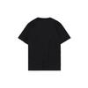 Li Ning Sports Fashion Series Letter Print Round Neck Short Sleeve T-Shirt Unisex Tops Black YHST191-2