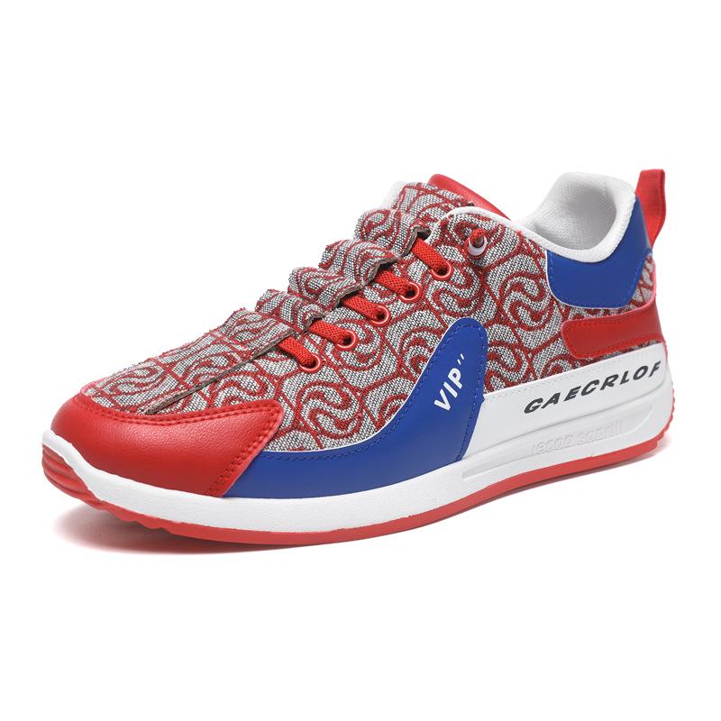 

Мужские модные повседневные кроссовки в ретро-стиле с низким верхом - Красочные, удобные, дышащие и универсальные 39 красный