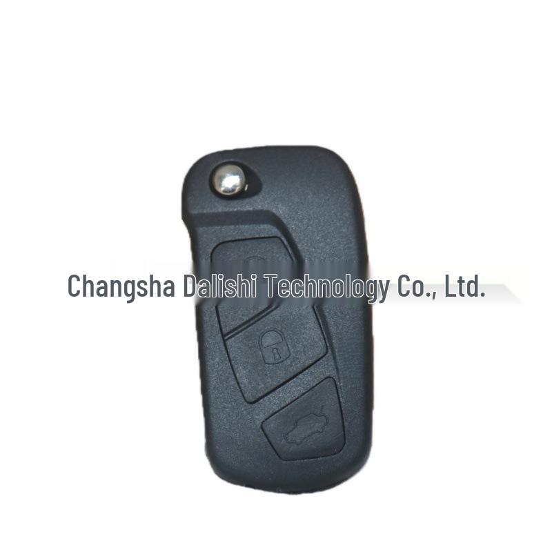 Faltbare 3-Tasten-Autoschlüsselhülle für Ford-Fernbedienung, unmarkiert und exportbereit
