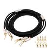 JIB Germany Banana Lug Lug Plug Speaker Theater Gray with Pure Copper Pcs Hi-Fi Plug/Y Terminal/Y Cable/Amplifier/Subwoofer/Home Etc. [Equipped Plug]
