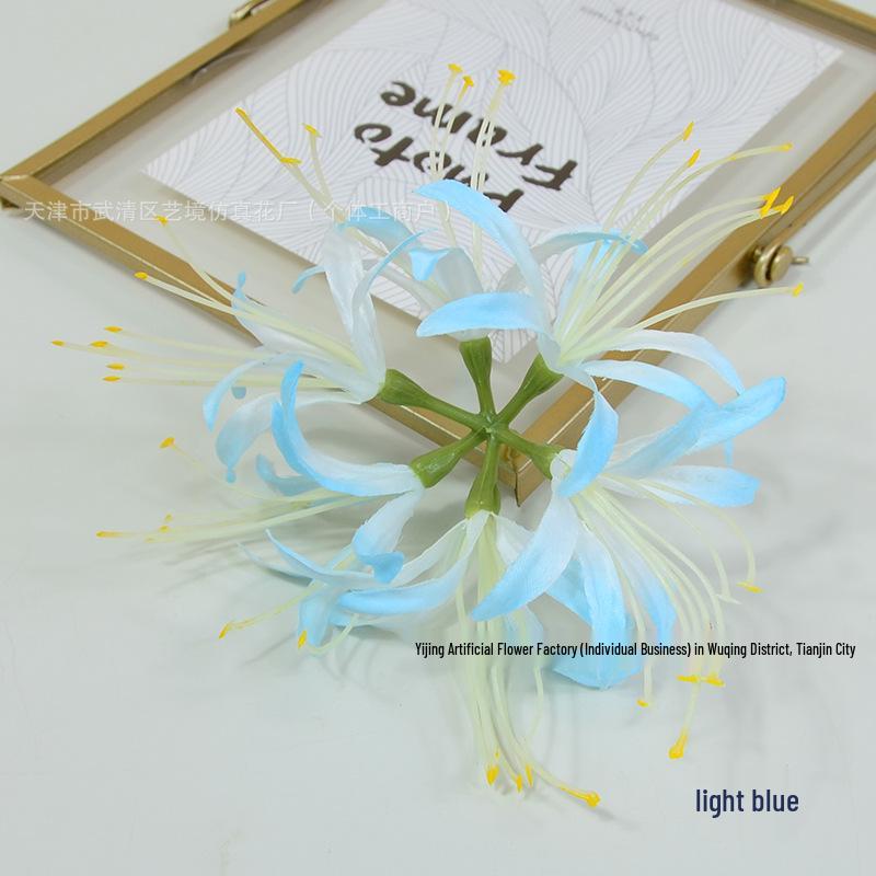 Lycoris Radiata and Zephyranthes Artificial Flower Arrangements for Indoor Decoration and Photography Props