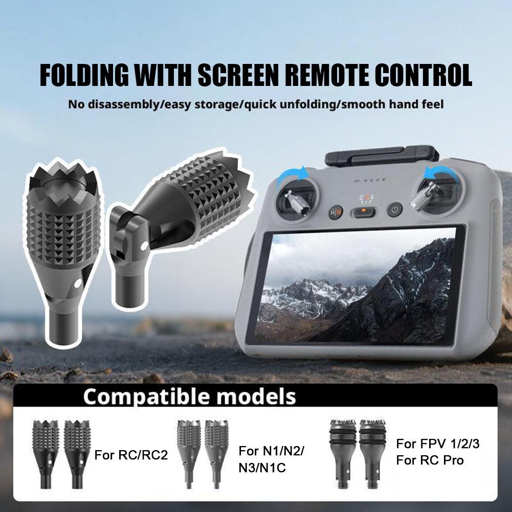 Aluminum Alloy Remote Controller Sticks for DJI RC/RC2 Joystick Rocker Replacement Accessories For DJI RC N1/N2/N3/N1C FPV 123