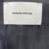 MAISON SPECIAL Black 11241211502 Dress-Fit Sheep Leather Single Rider Jacket Jacket 2 blackUsed