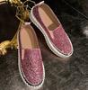 Fashion Mocassins À Enfiler Pour Femmes, Baskets En Maille, Décor Biscuits, Chaussures Plates Basses